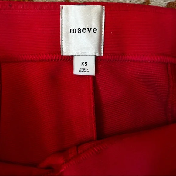 The Margot Kick-Flare Crop Pants by Maeve | Sz XS | Like New - Picture 5 of 6